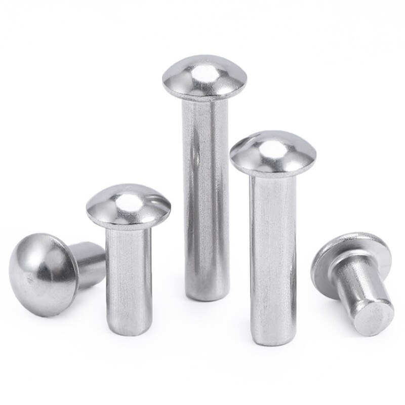 Solid Button Round Head Rivets Dome Rivet A2 Stainless Steel M2 M2.5M3 M4 M5M6M8