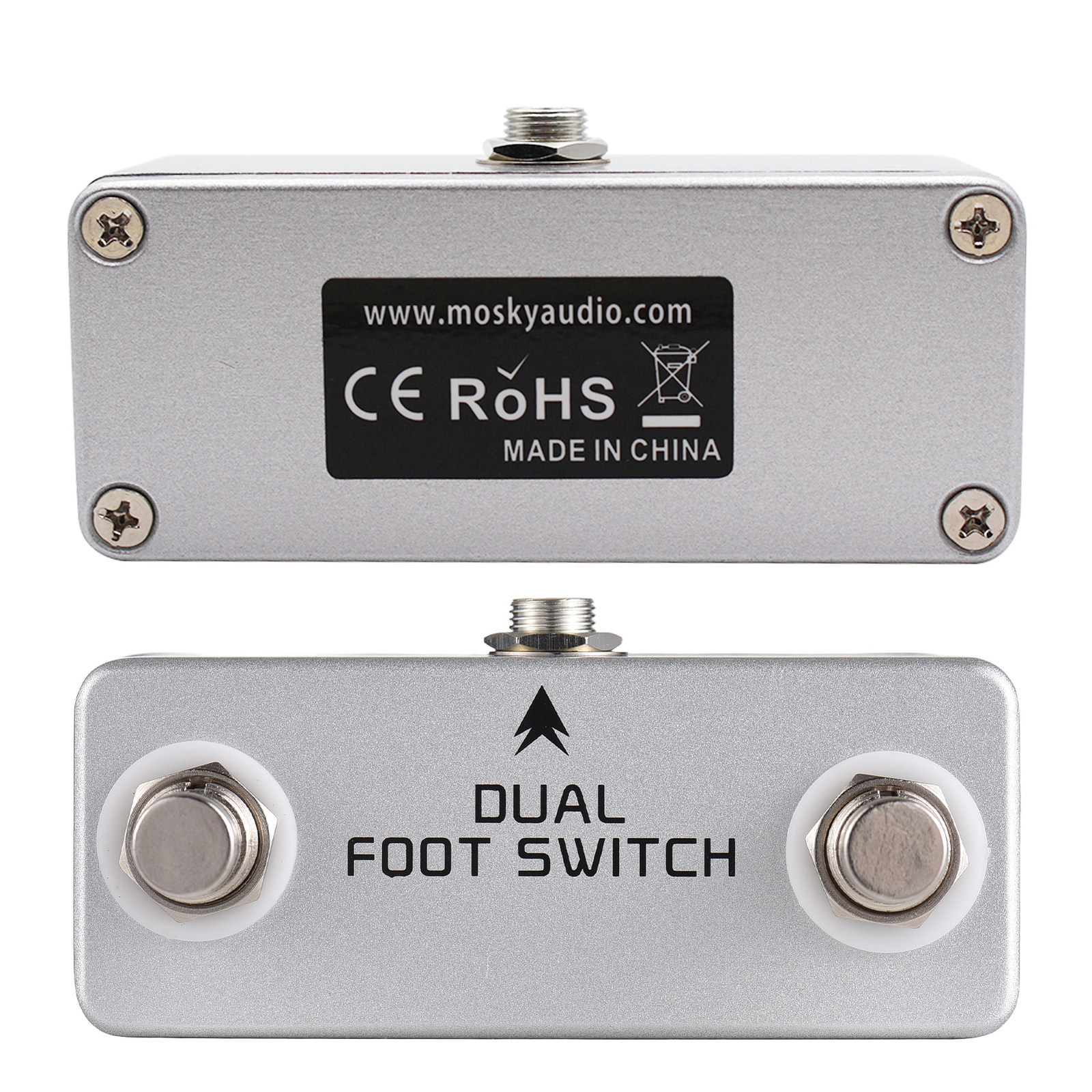 MOSKYAUDIO Dual Footswitch Amp Channel Footswitch Locking Function U3D8