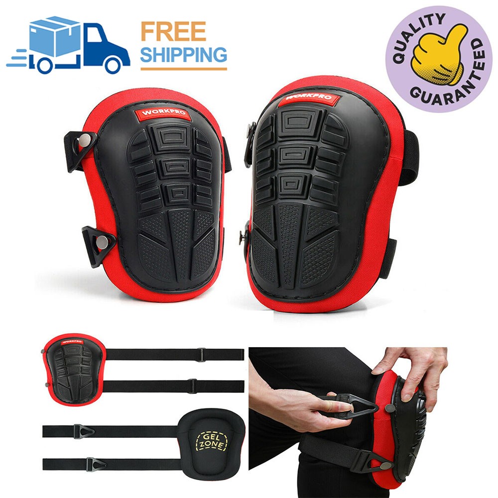 WORKPRO Knee Pads for Work, Construction, Carpentry, Garage, Gardening, Flooring