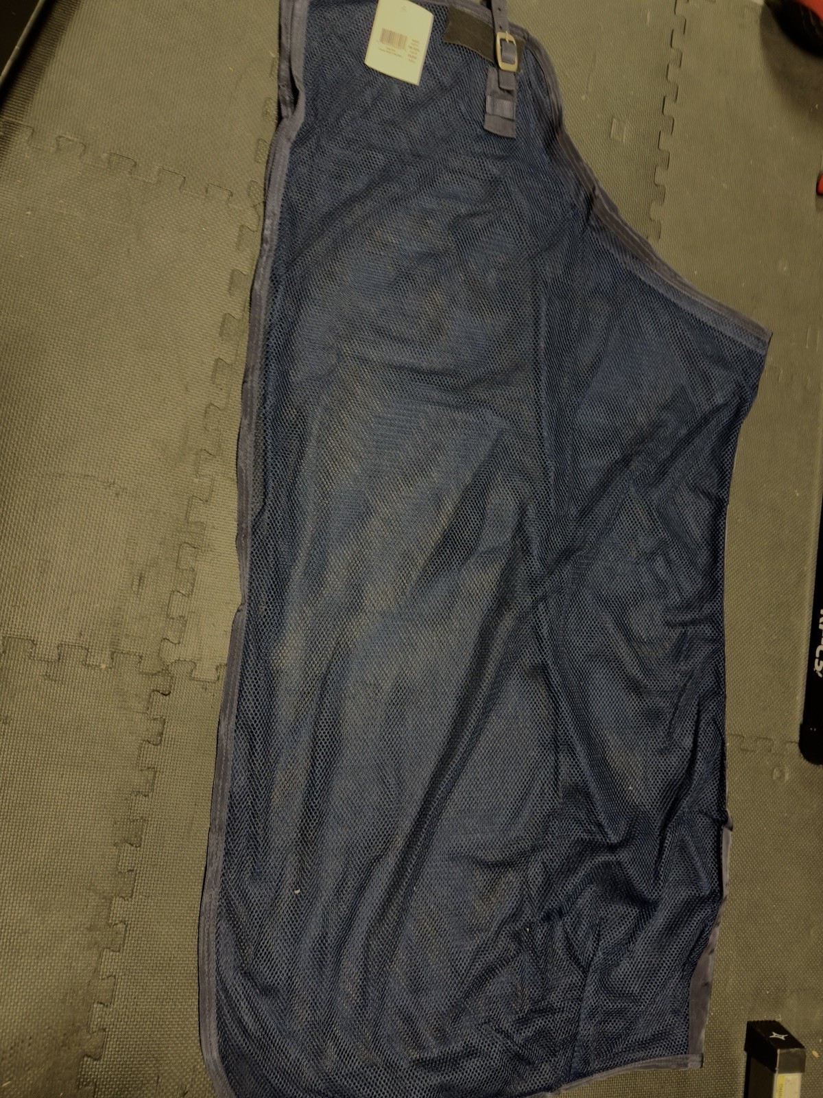 Centaur Scrim Dress Sheet Lightweight Dark Navy Pony 4653 DKNVY. Two available