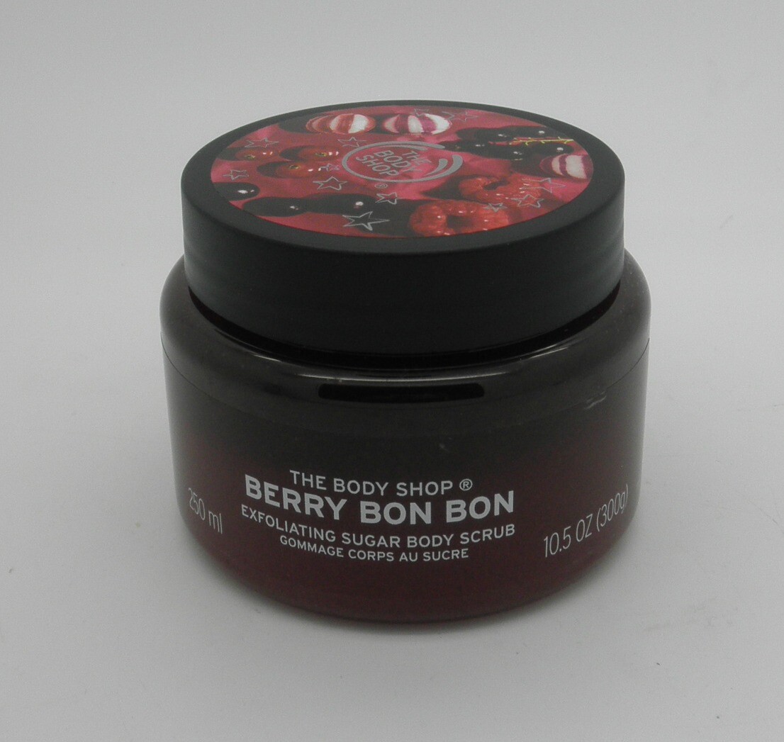 THE BODY SHOP Berry Bon Bon Exfoliating Sugar Body Scrub 10.5 oz