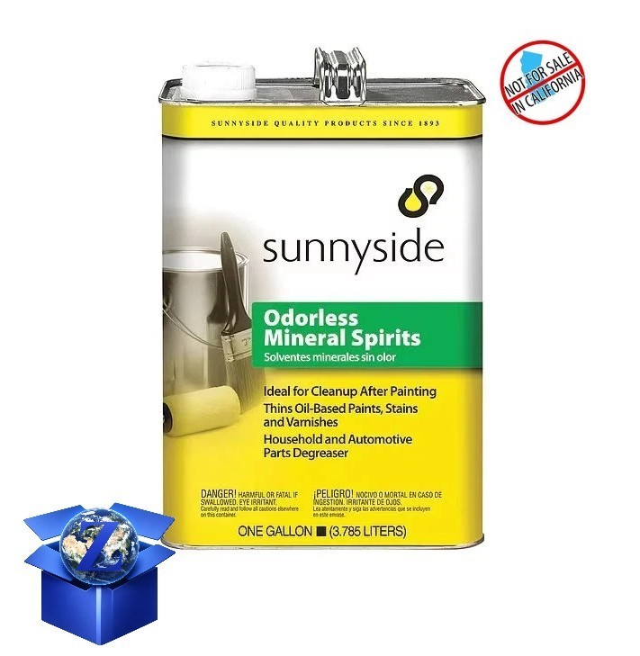 1 Gallon Sunnyside Mineral Spirits Cleanup Solvent Paint and Varnish Remover NEW