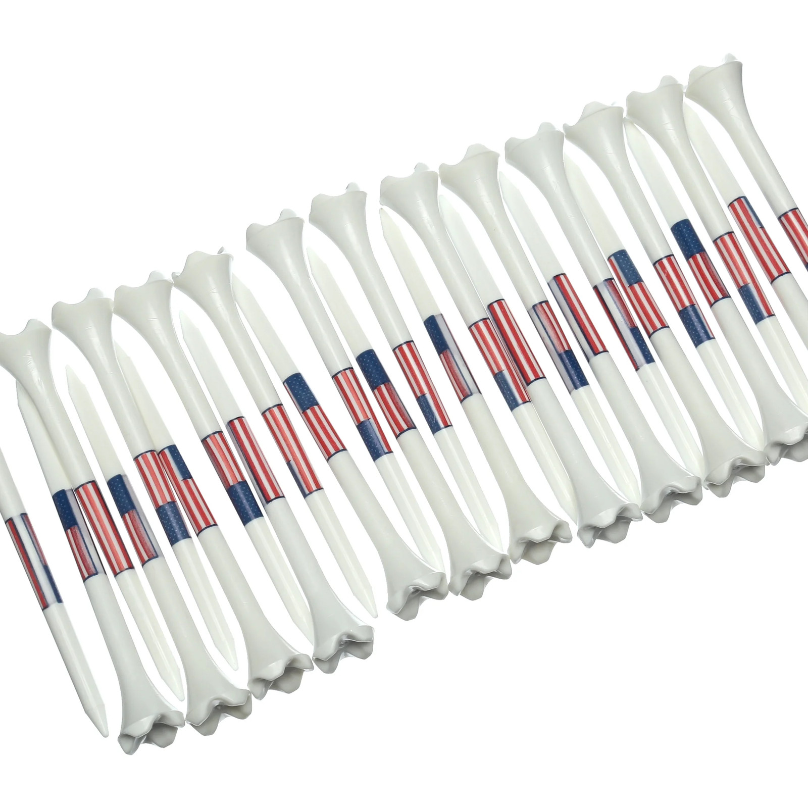 Pride Performance Flag Plastic Golf Tees – Low-Resistance Head, 3.25" Durable Pl