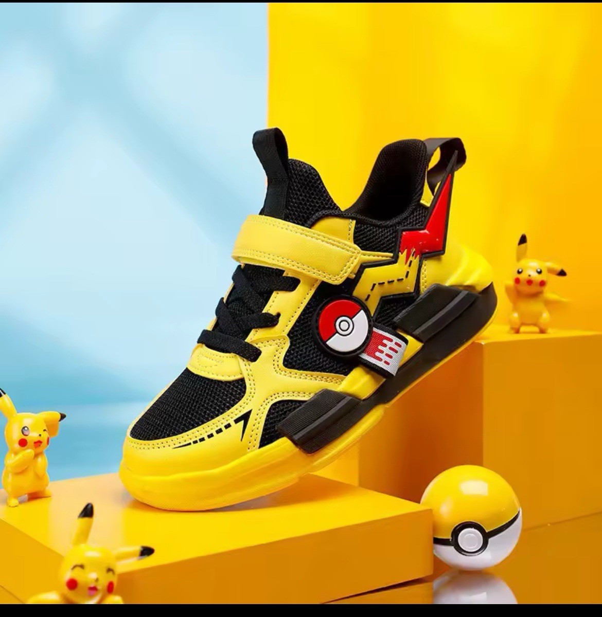Pikachu Pokemon Children Cartoon Sports Shoes Fashion Anime
