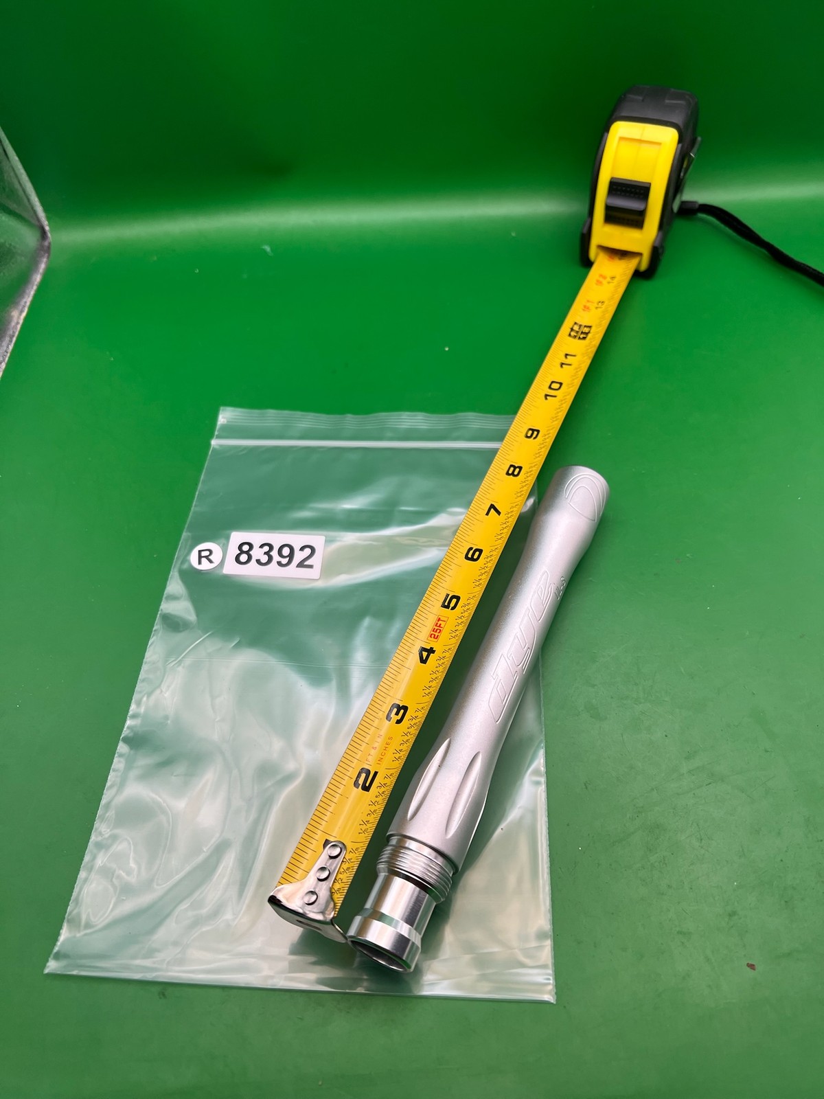 Dye UL-S Autococker Threaded Barrel Back Silver .684 Bore ~8"