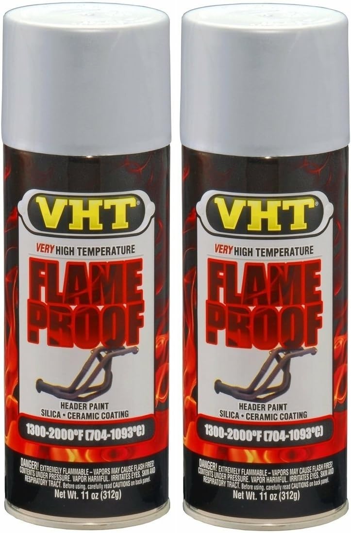 VHT SP117 FlameProof Aluminum Paint, Header Paint, Silica, Ceramic Coating 11oz