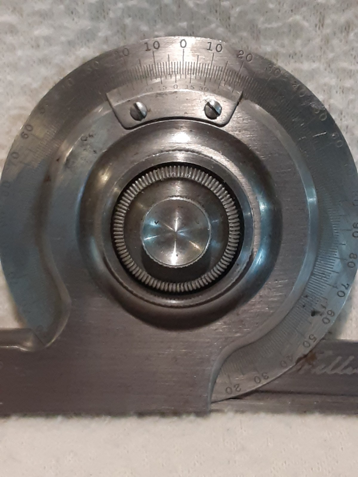 Vintage Starrett Bevel Protractor #359 Pat 1921