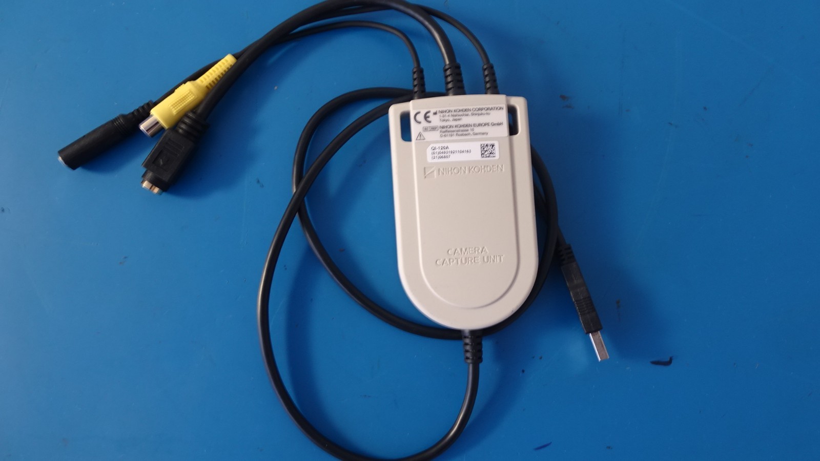 Nihon Kohden QI-120A Camera Capture Unit USB Video Medical Cable