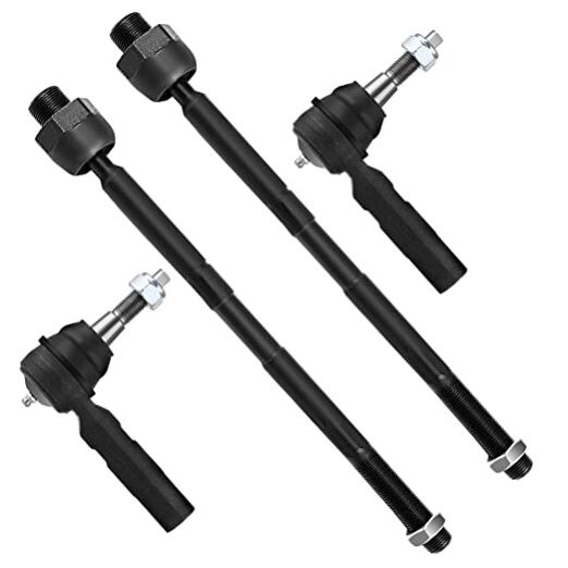 4pcs 2WD 4WD Front Suspension Kit Inner Tie Rod End Outer Tie Rod End Fit