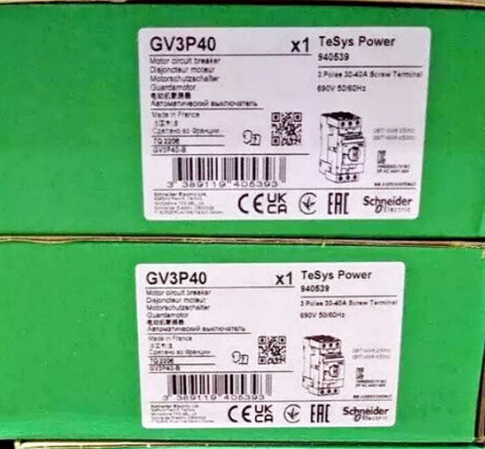 1PCS New In Box Schneider GV3-P40 GV3P40 Fast Shipping