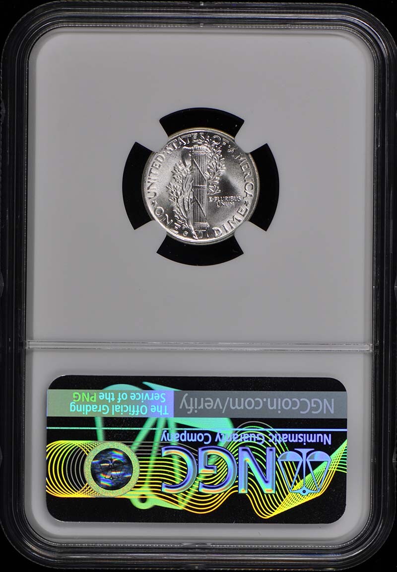 1943-S Mercury Dime 10C NGC MS67