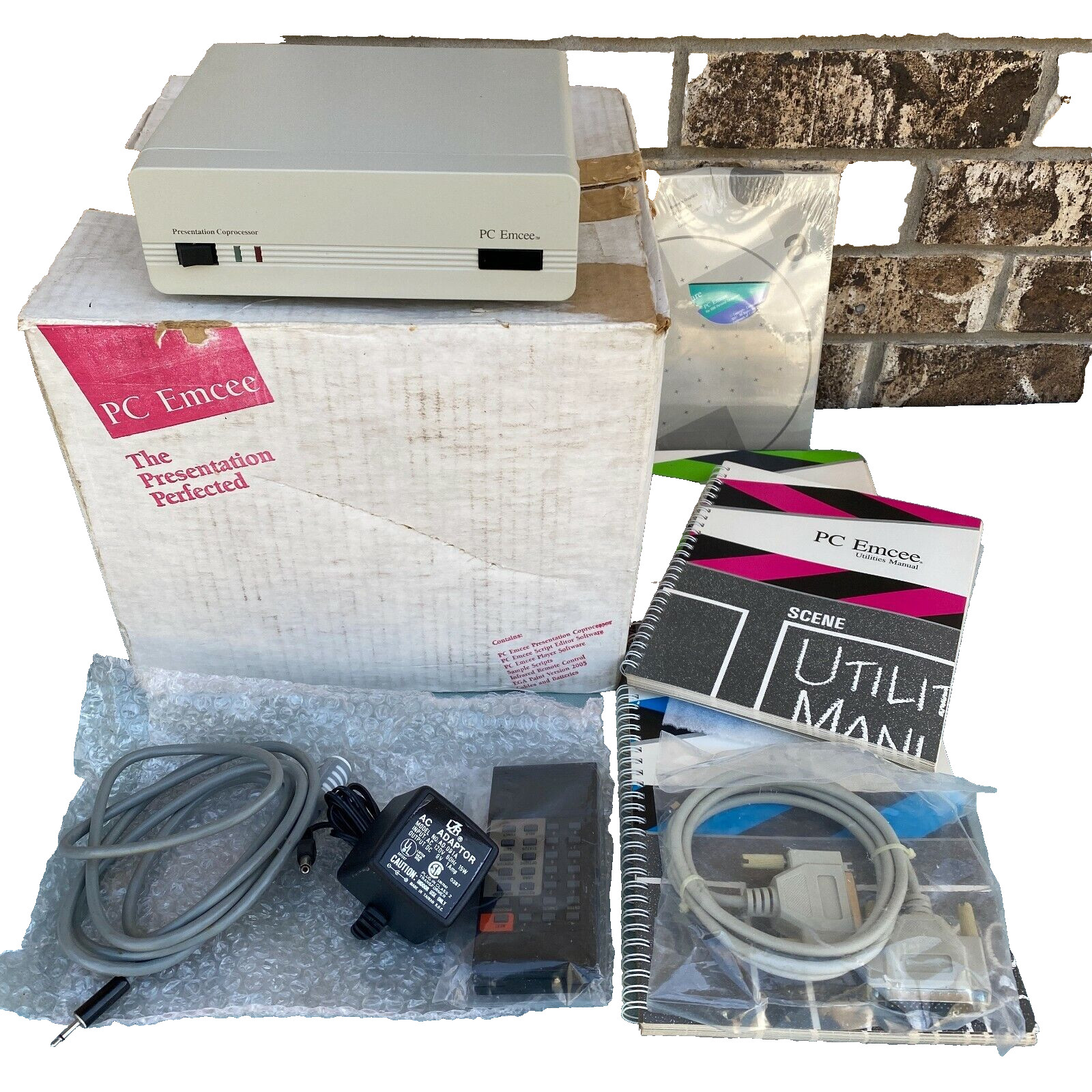New PC Emcee Presentation Coprocessor Projector Demo Show Software Remote 5.25”