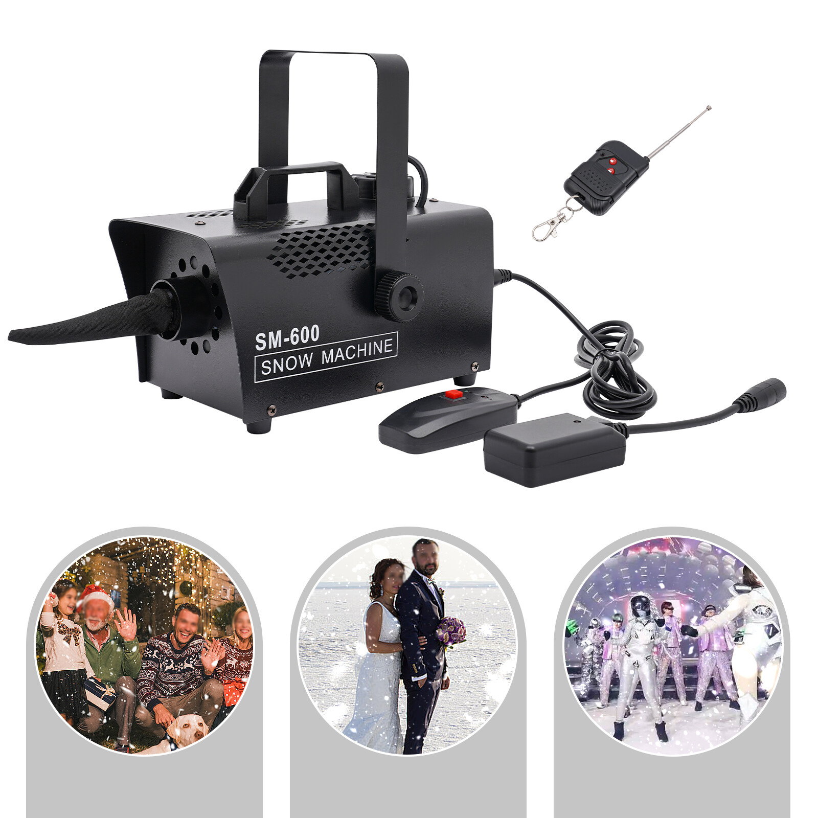 Christmas Snow Machine High-Performance Fake Snow Machine Indoor Snow Machine