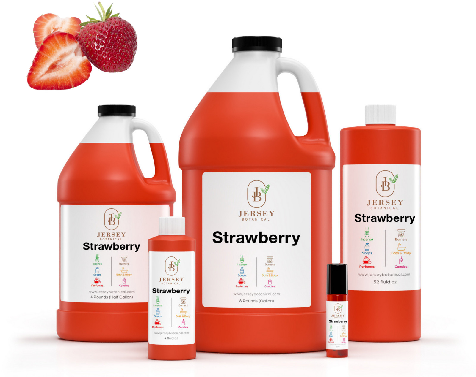 Strawberry Fragrance Oil For Candle, Soap Making Incense Pure 100% Grade Bulk
