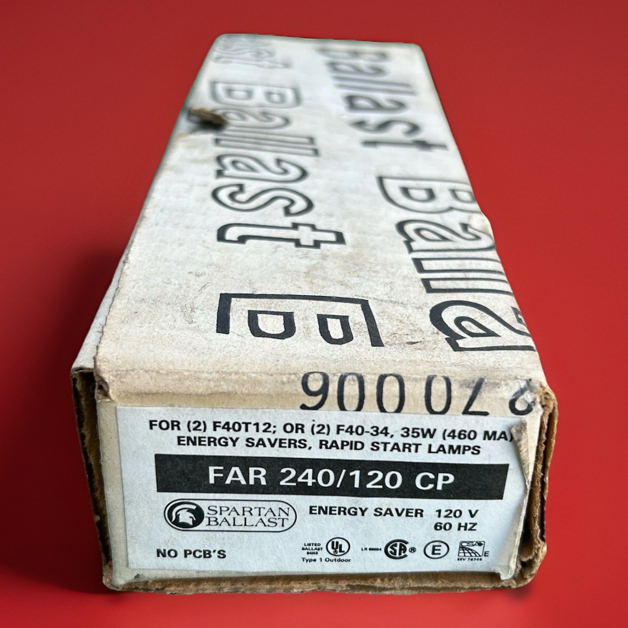 NIB Spartan Ballast FAR 240/120 CP Type 1 Outdoor 60hz~