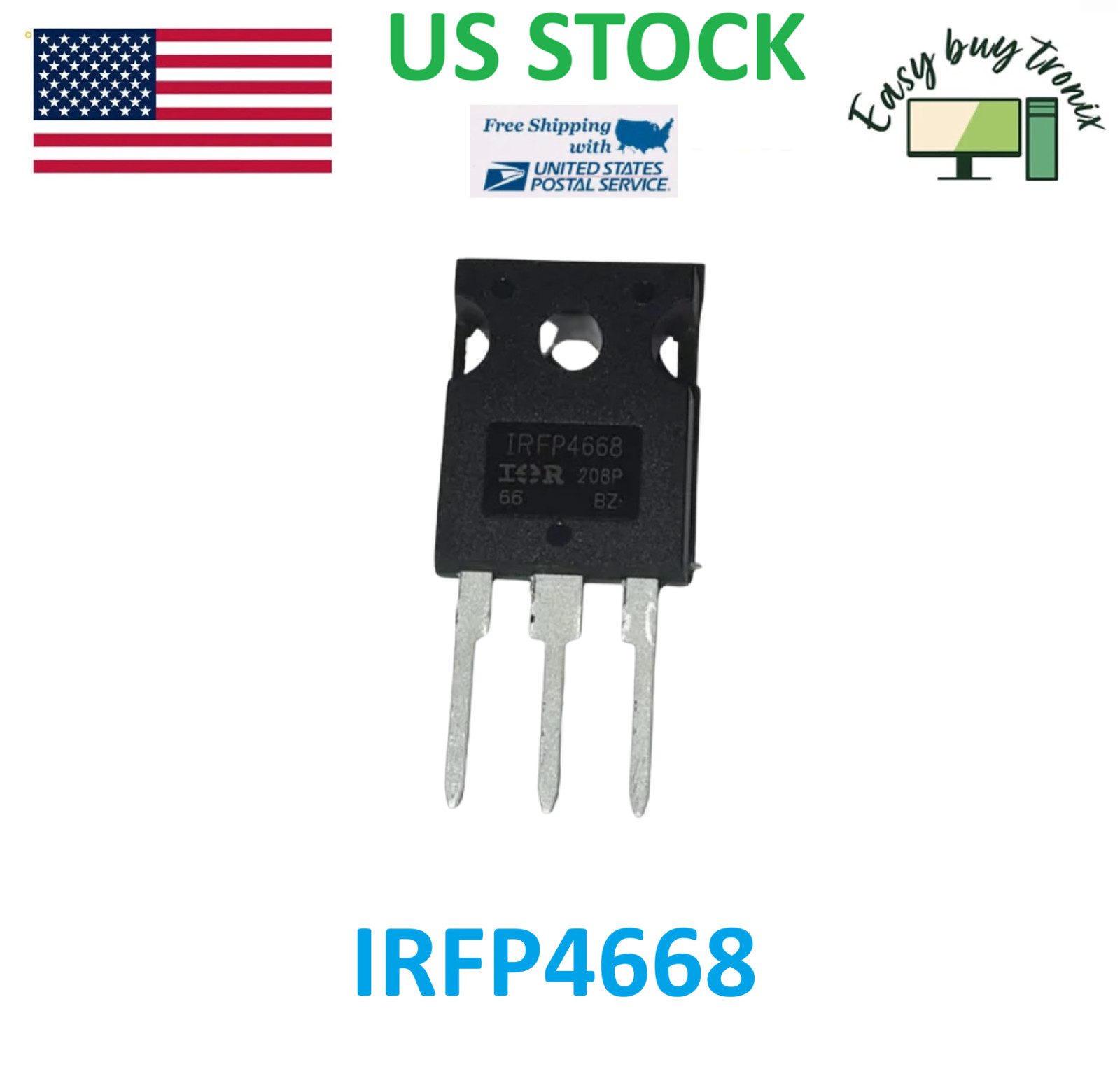 5 PIECES OF IRFP4668  MOSFET 200V, 130A ++ USA Fast Shipping