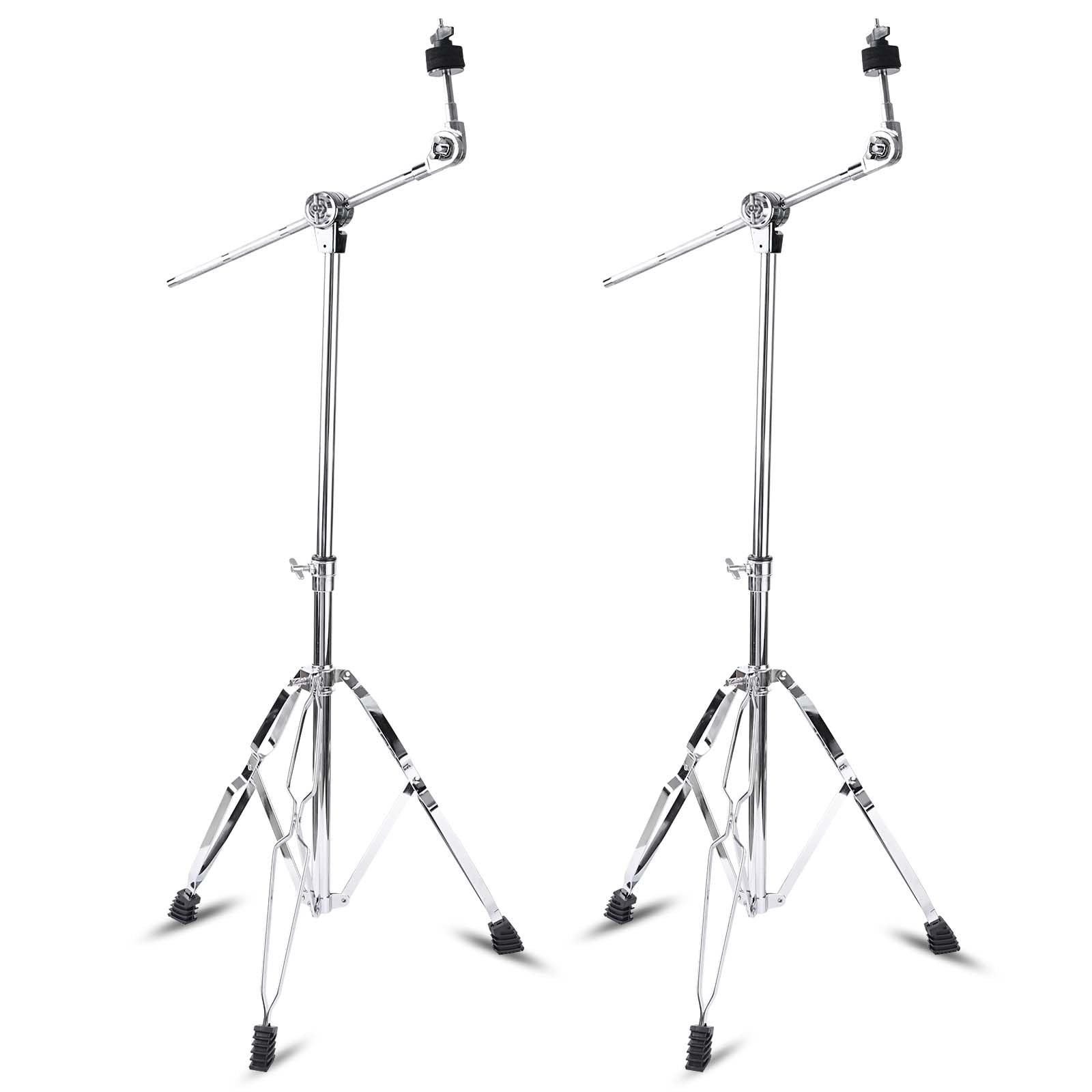 Boom Cymbal Stand Height Adjustable 30-58" 2 Pack for Crash Ride Splash