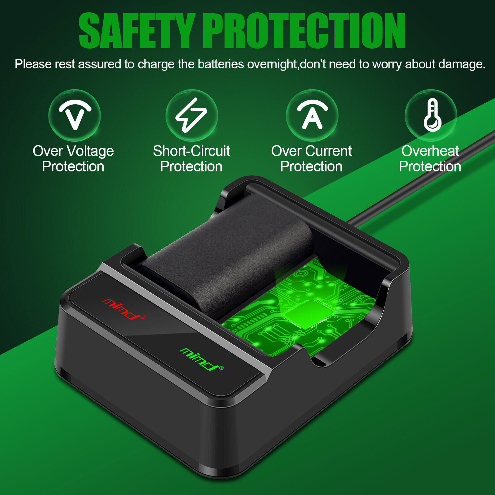 For Xbox One/One X/One S Elite Controller Battery Charging Dock Station+2Battery