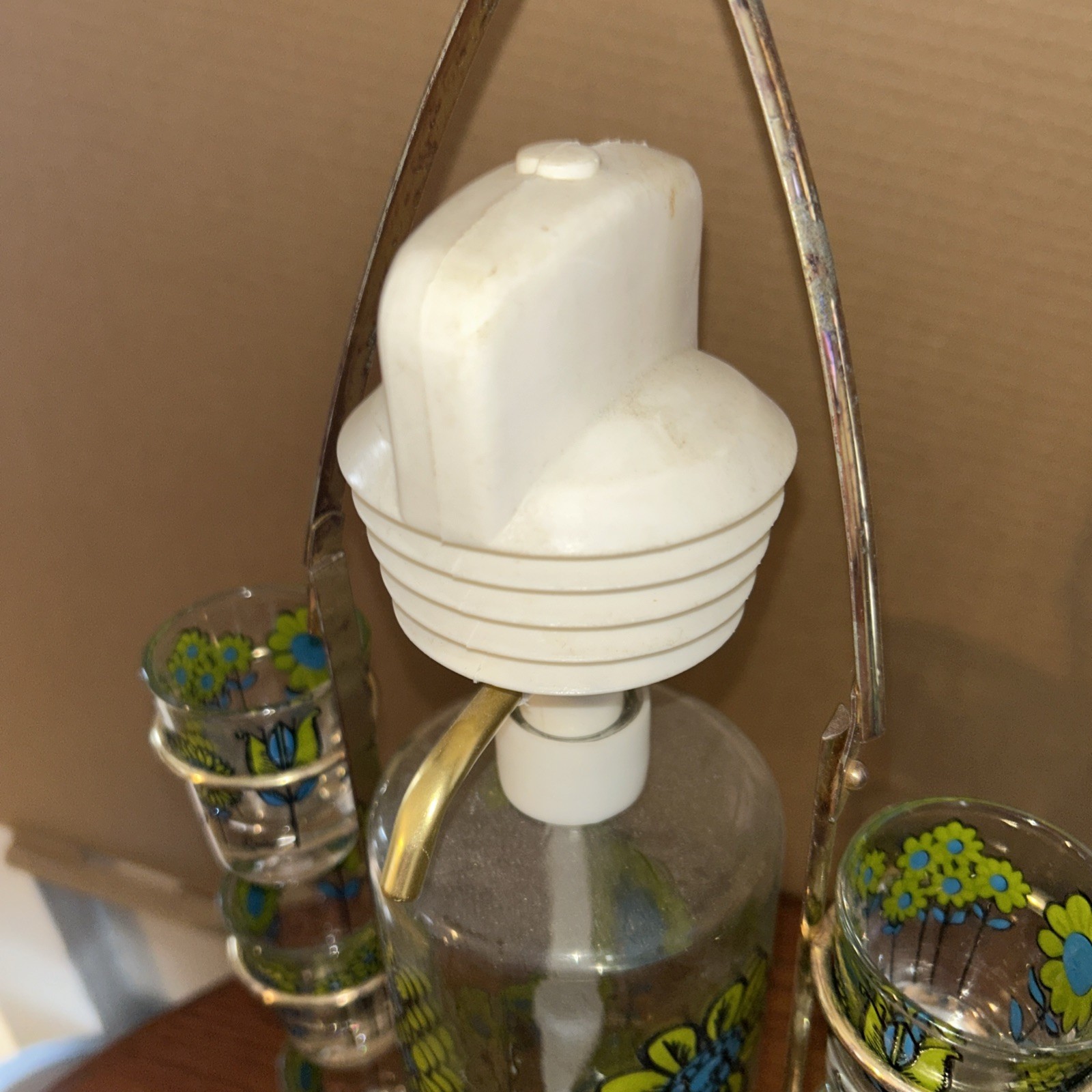 vintage 1970s Starlyte barware set
