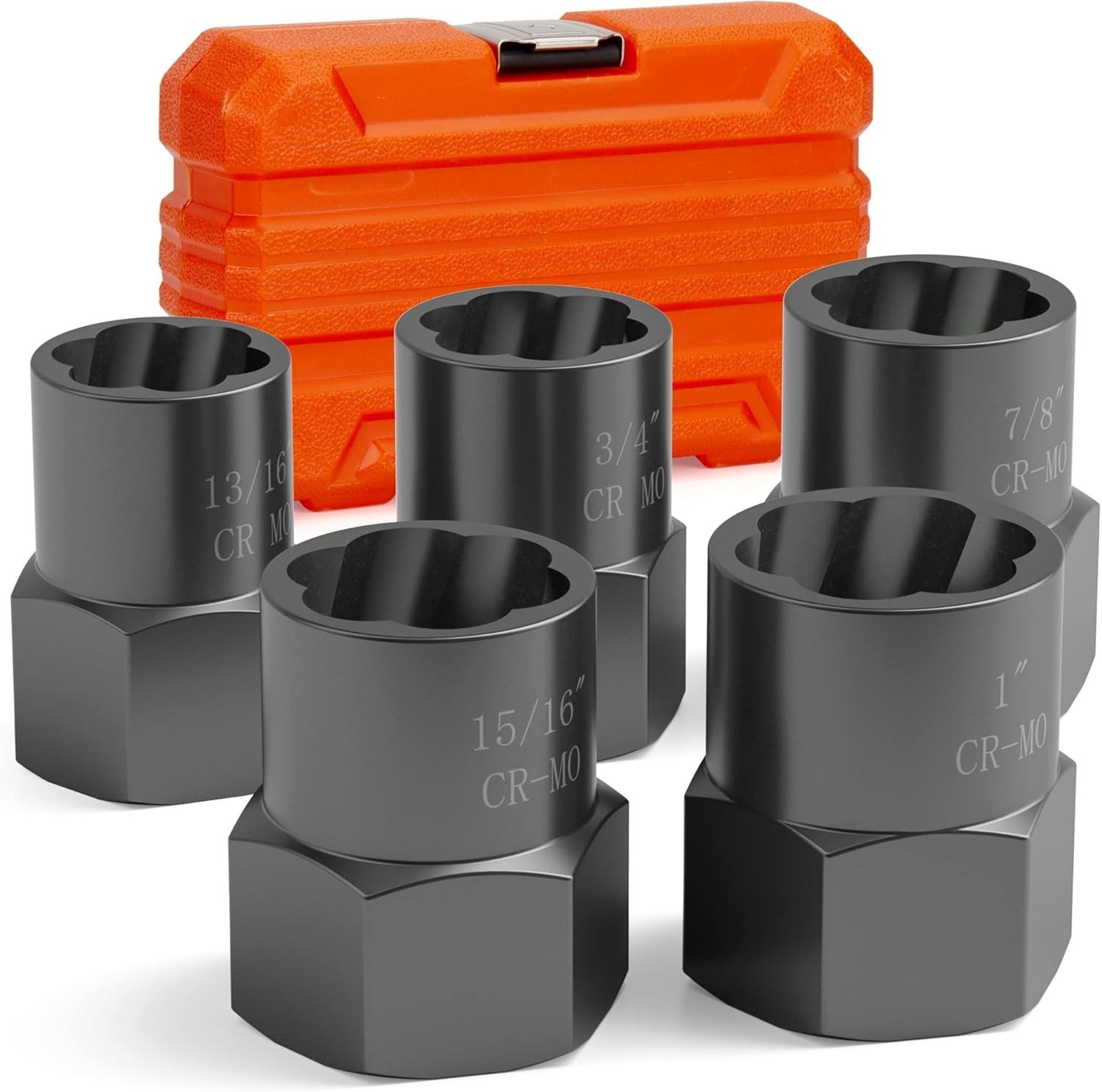 Impact Nut Bolt Extractor Tool Set Heavy Duty Bolt Nut Remover For Stripped Dama