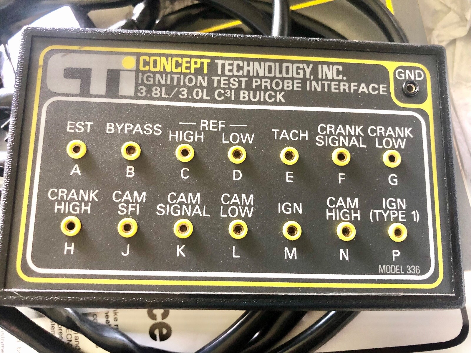 CTI #336 Buick Test Probe Interface Concept Technology Inc