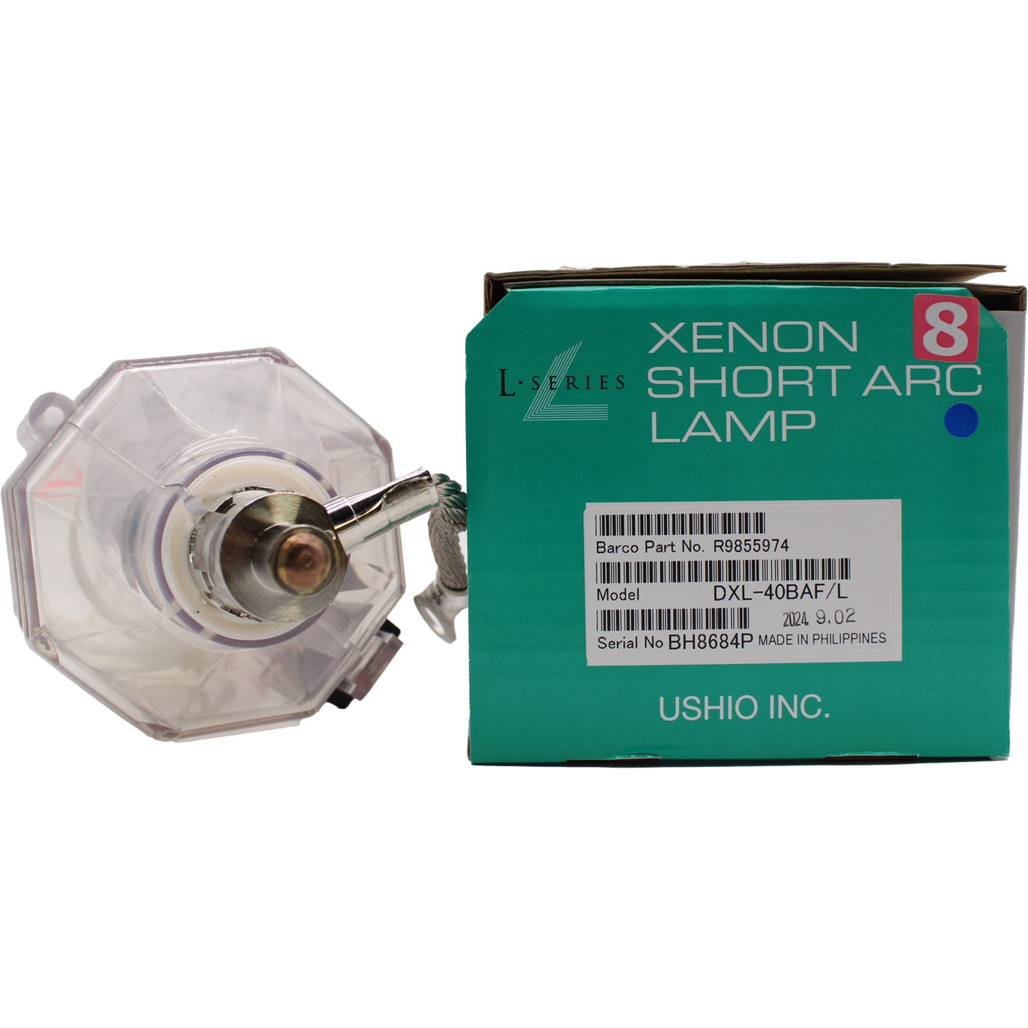 Ushio DXL-40BAF/L 4200W Xenon Lamp 1400Hr Barco 5002388