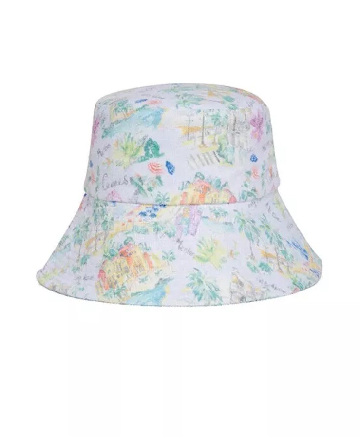 Jocelyn Monaco Reversible Terry Bucket Hat Retail $70 NWT
