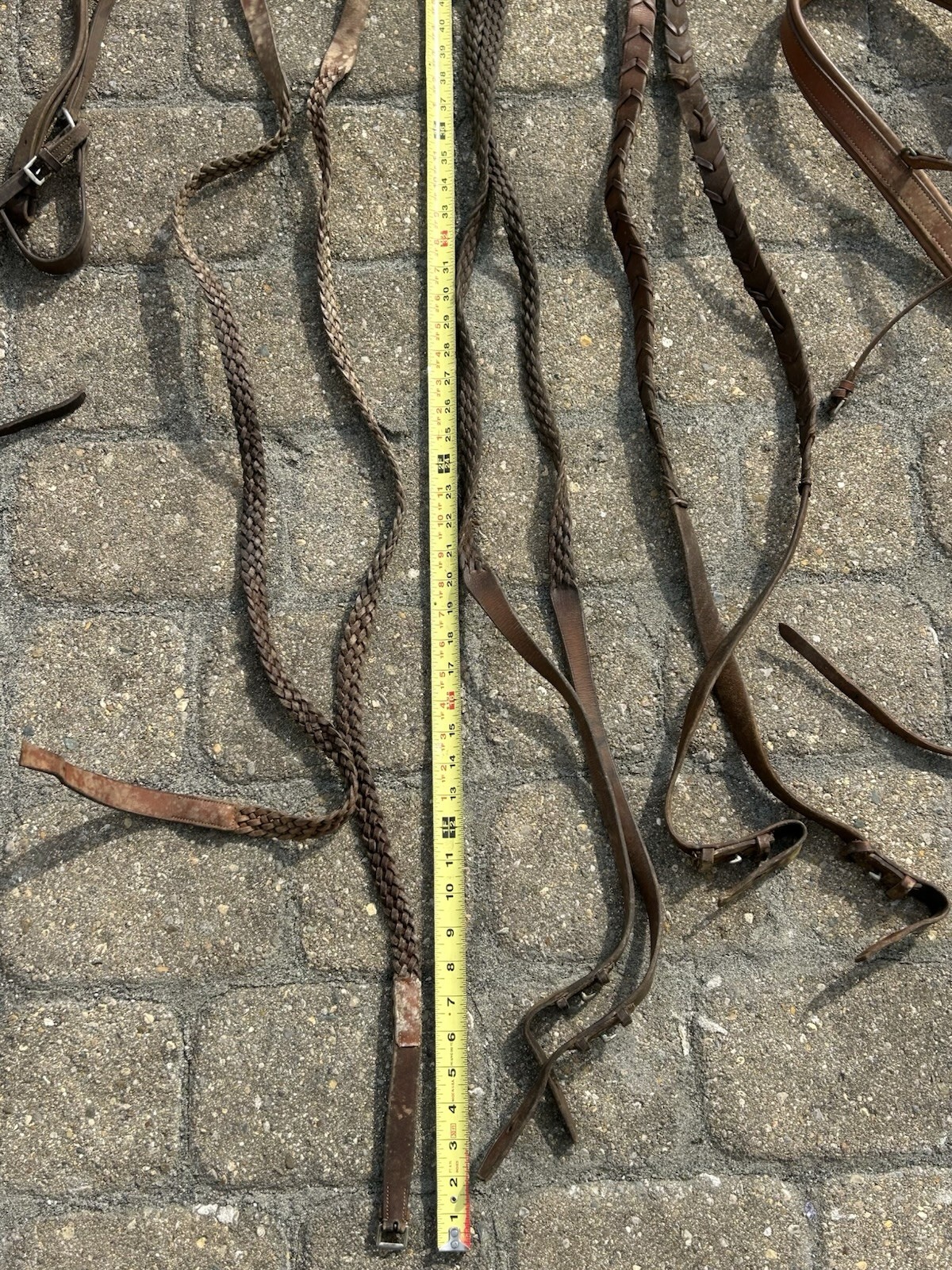 Assorted Various Horse Saddlery Straps And Bit