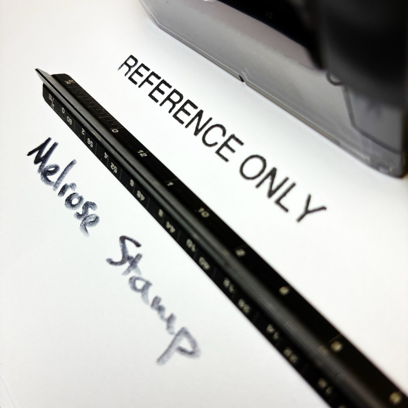 Reference Only Rubber Stamp Black Ink Self Inking Ideal 4913