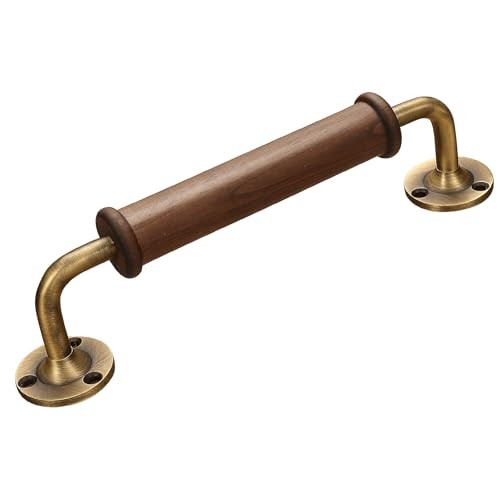 Pcs Pull Handle Wood Handle for Fence Gate Barn Door Closet 2 Bronze Brass