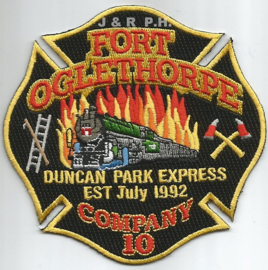 Ft. Oglethorpe Company-10, GA  "Duncan Park Express #2 (4" x 4")  fire patch