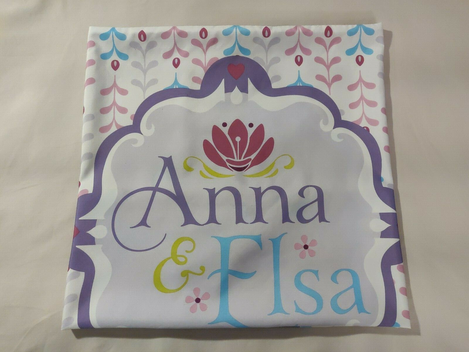 🔥 Disney ANNA and ELSA Standard Pillowcase 2 Sides