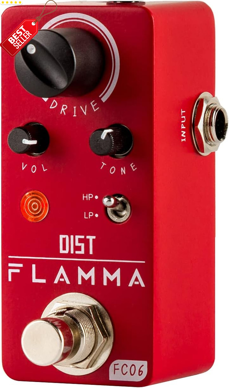 FC06 Distortion Guitar Pedal Mini Analog Boost Drive HP LP True Bypass Effect US