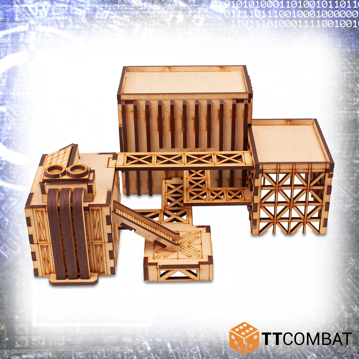 TTCombat TTSCW-SFX-064 Compound Alenko (Sci-Fi X) 10mm Terrain Kit Facility