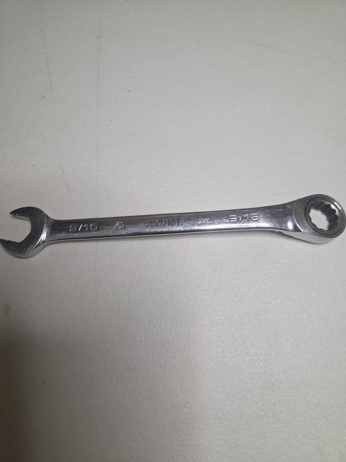 Proto Combination Reversible Ratcheting Wrench 9/16" Chrome JSCV18T 2W 12 point