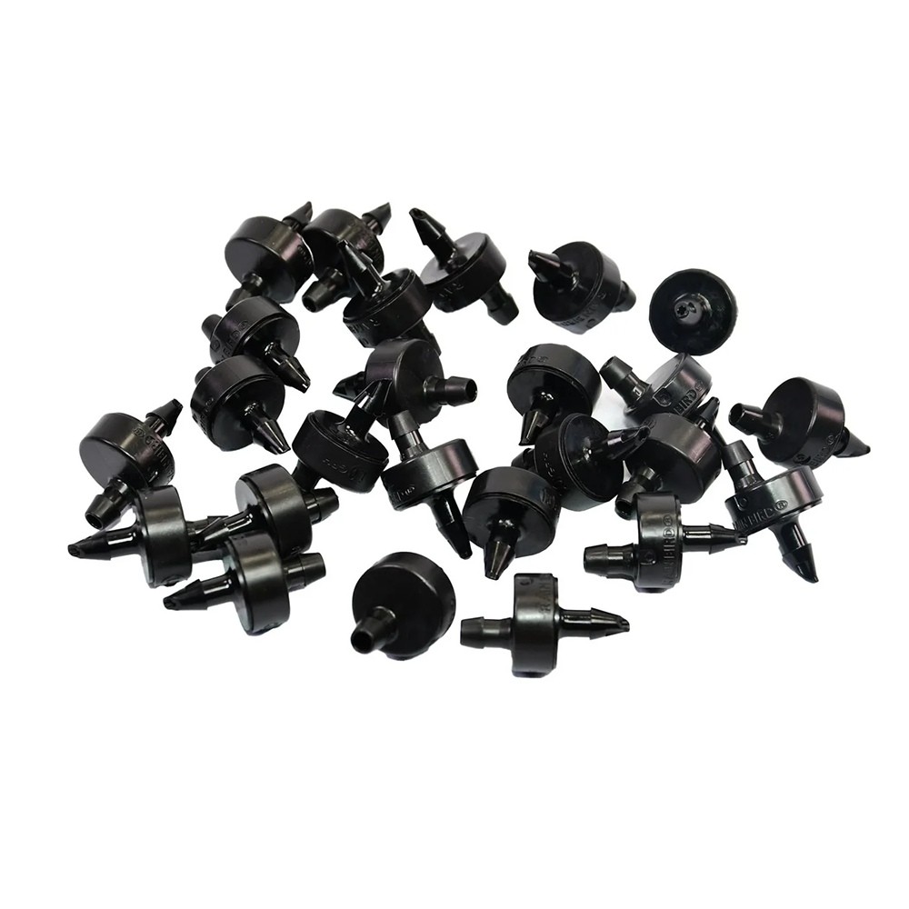 (25) Rain Bird XB10PC 1.0 GPH Drip Irrigation Emitters Buttons Pressure-Comp