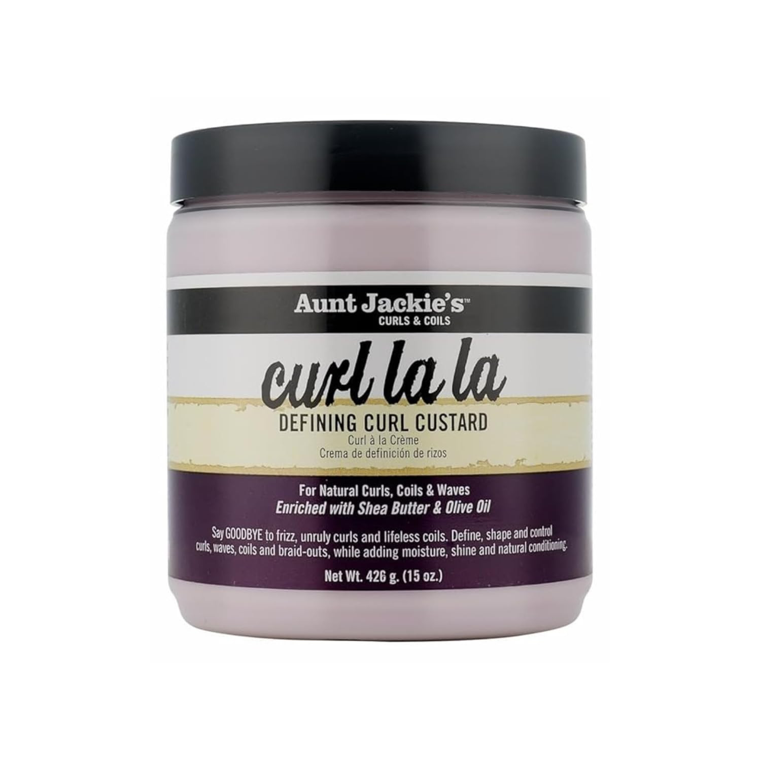 Curl La La, Lightweight Curl Defining Custard, Enriched with Shea Butter & Olive