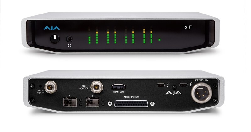 AJA IO-IP Professional HD Video and Audio I/O Over IP for Thunderbolt 3 + SFP+