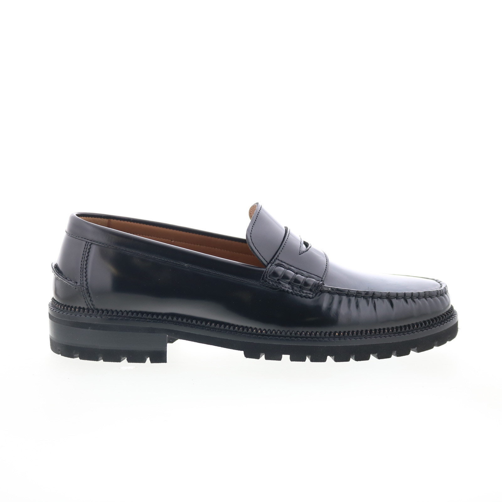 Johnston & Murphy Donnell Penny Mens Black Loafers & Slip Ons Penny Shoes