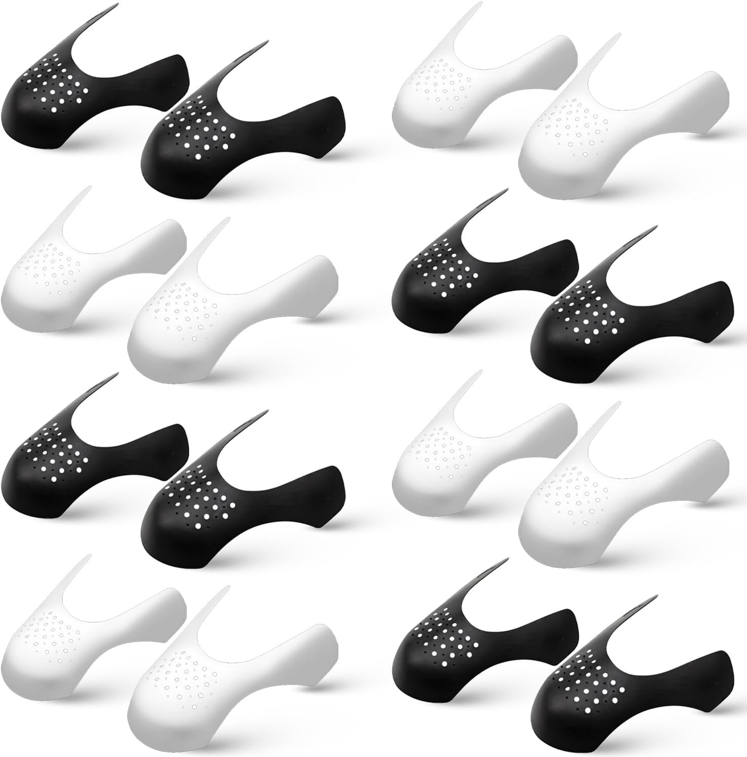 8 pares de protectores de pliegues para zapatillas