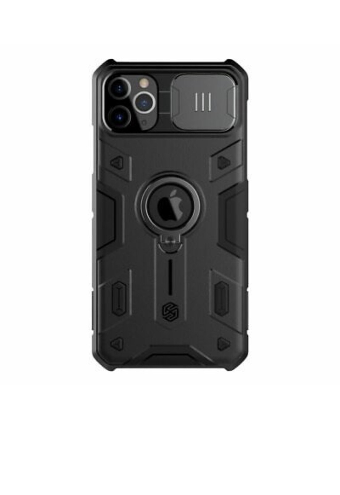 nillkin shield for iphone12 pro & max case ring holder slide camera armor cover