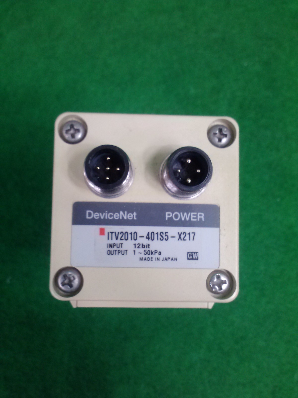 SMC ITV2010-401S5-X217 DeviceNet REGULATOR 12bit, 1~50kPa, USED
