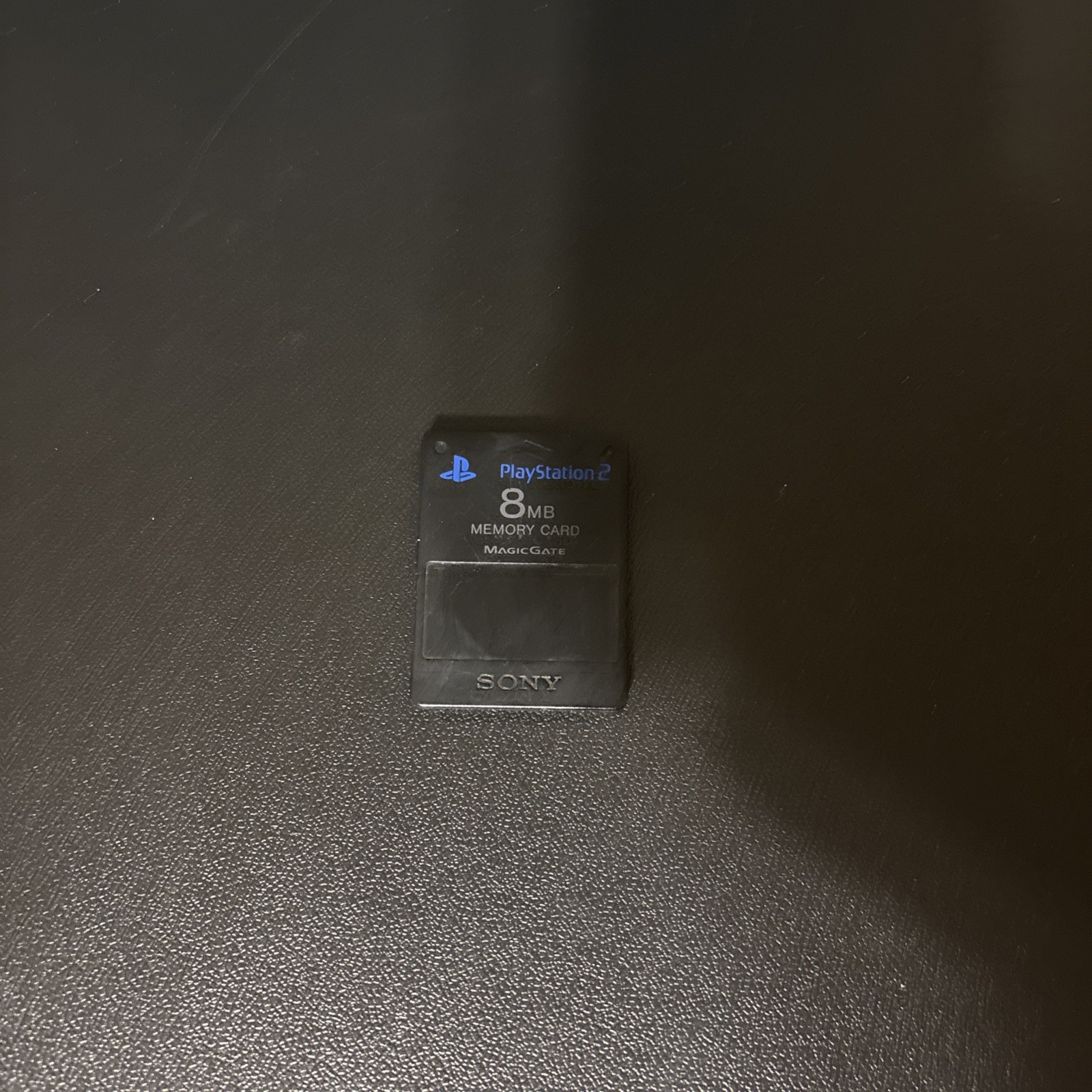 Black - OEM Sony PlayStation 2 Memory Card 8MB PS2 MagicGate SCPH-10020 Japan