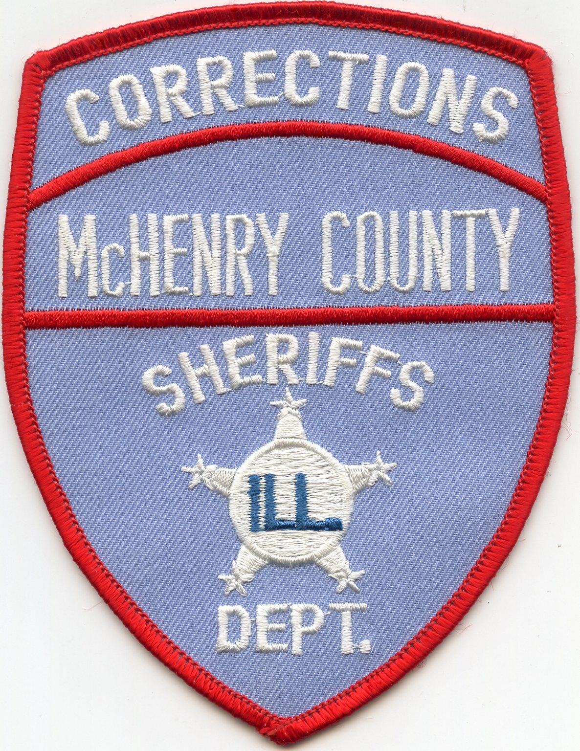 old vintage McHENRY COUNTY ILLINOIS IL DOC CORRECTIONS SHERIFF POLICE PATCH
