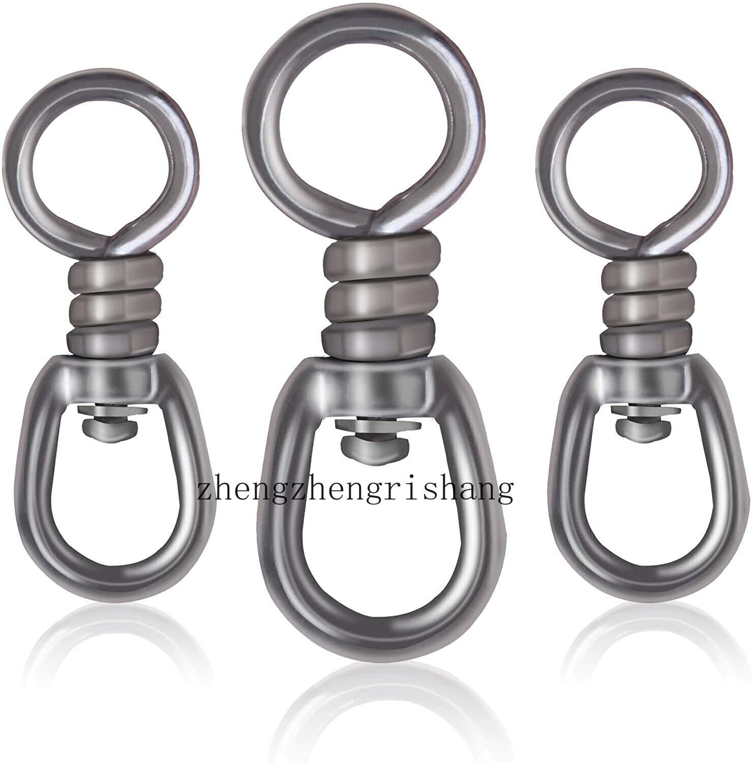 Longline Fishing Stainless Steel Fishing Swivel Fishing Snaps Connector 1#-5#