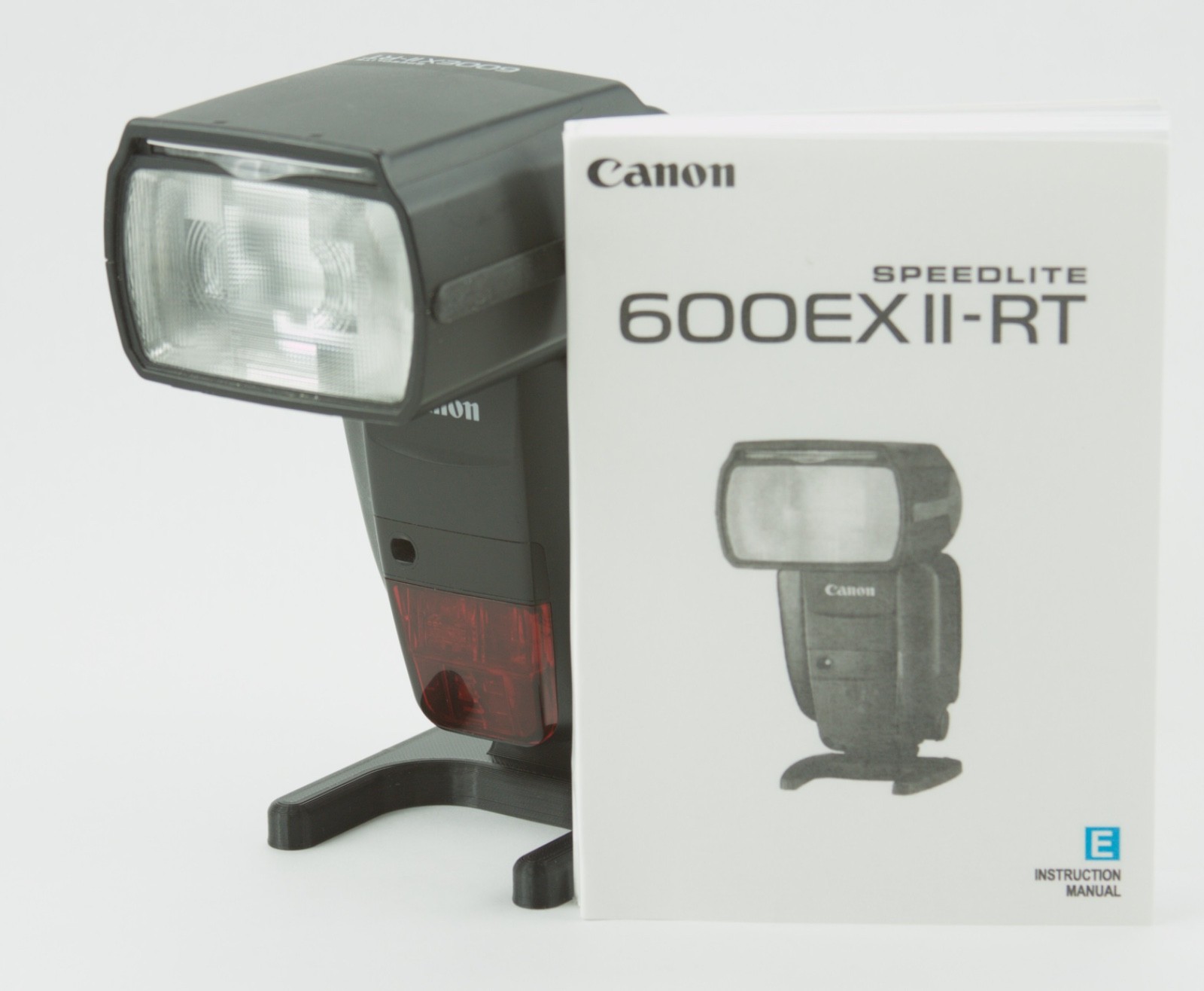 CANON Speedlite 600EX II-RT Flash with Cold Shoe and reprinted manual