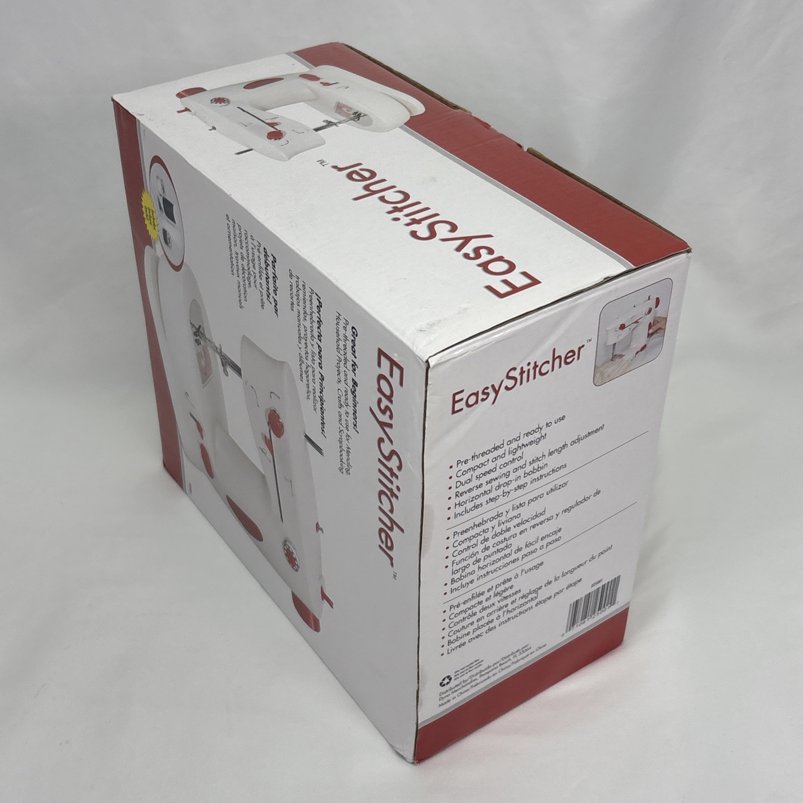Easy Stitcher Table Top Sewing Machine Electric or batteries Bobbin winder NEW