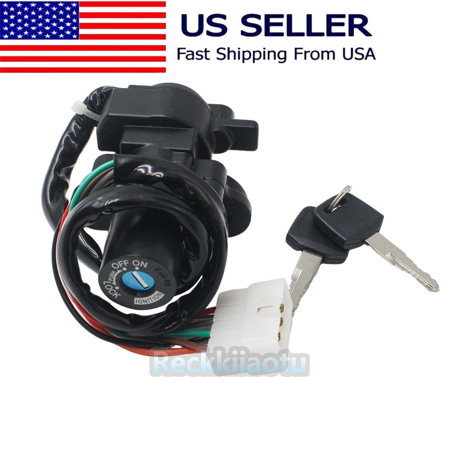 Igntiton Switch For Kawasaki 2008-12 NINJA 250R EX250 & 2013-17 NINJA 300 EX300