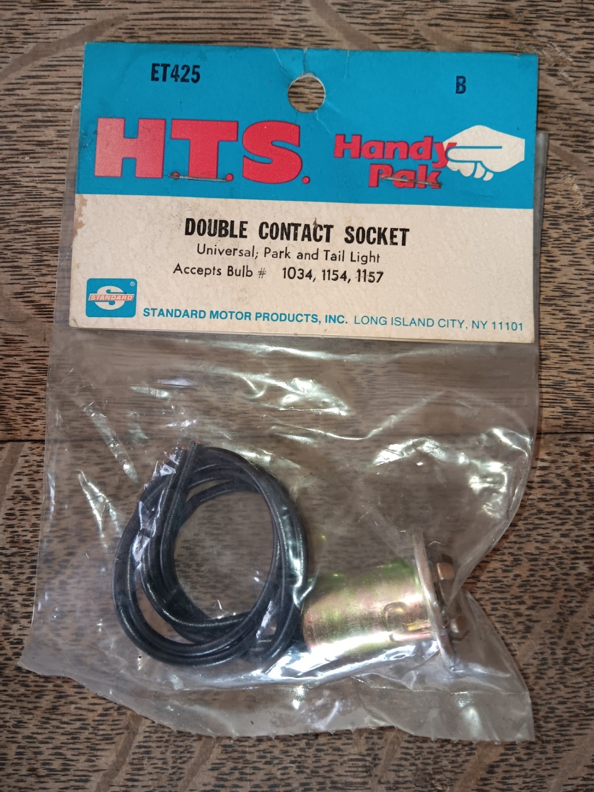 New Standard HTS Handy Pak ET425 Double Contact Socket - Park & Tail Light