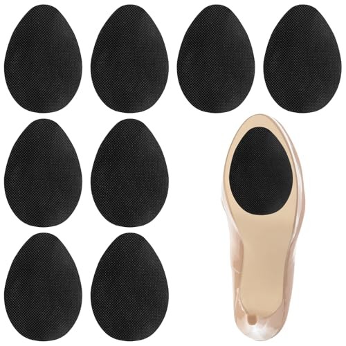 4 Pairs Non Slip Shoe Pads, Self Adhesive Sole Protector for Heels Noise